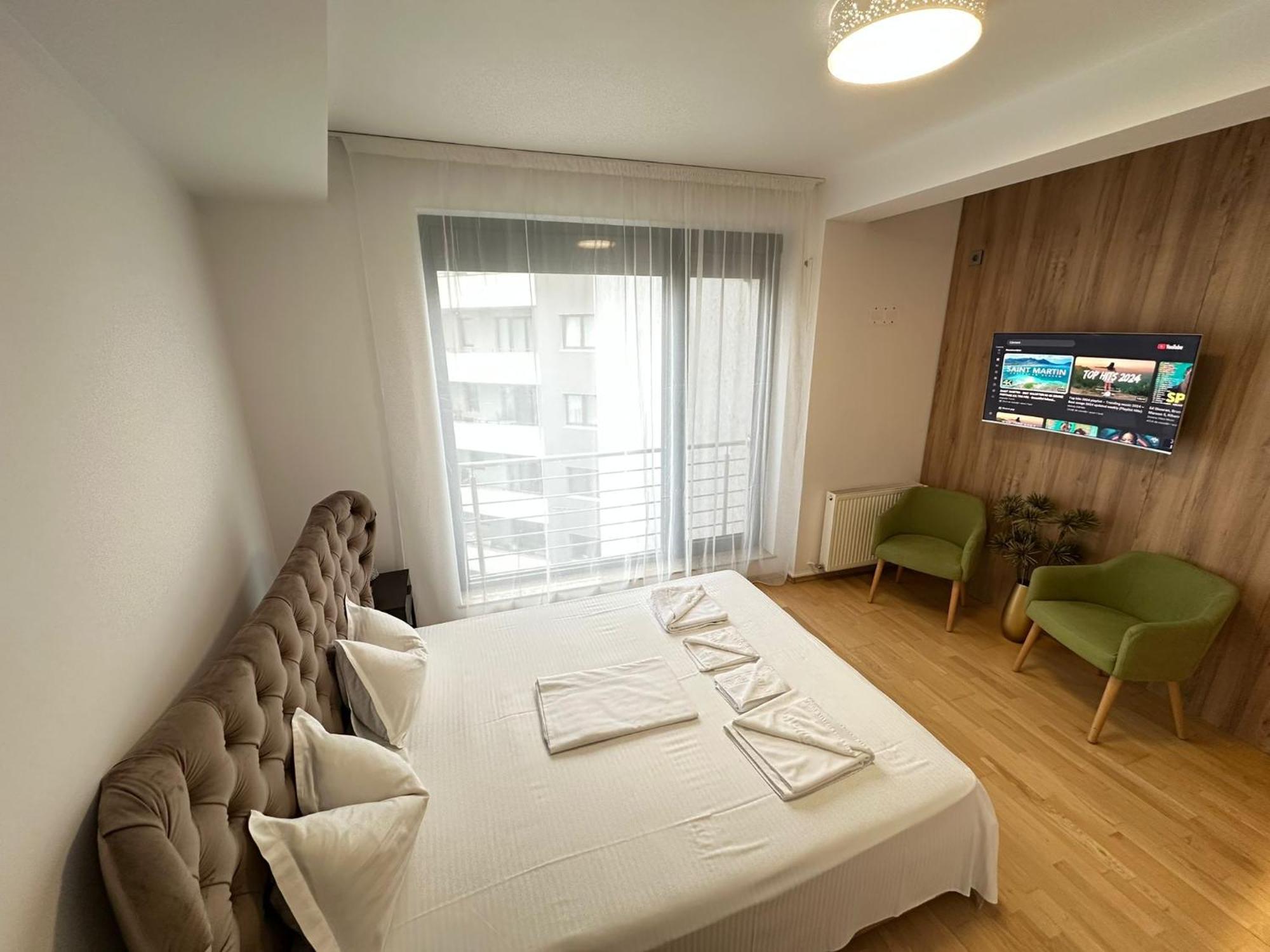 Centru Unirii Luxury Vip Palmier Apartament 2 Camere Cu Terasa Exterioara Amenajata ! Parcare Subterana Privata Climatizata Si Supravegheata Video Dar Doar Cu Rezervare In Limita Locurilor Disponibile !Proprietate In Regim Hoteliep - Nu Are Bucatarie Bukareszt Zewnętrze zdjęcie